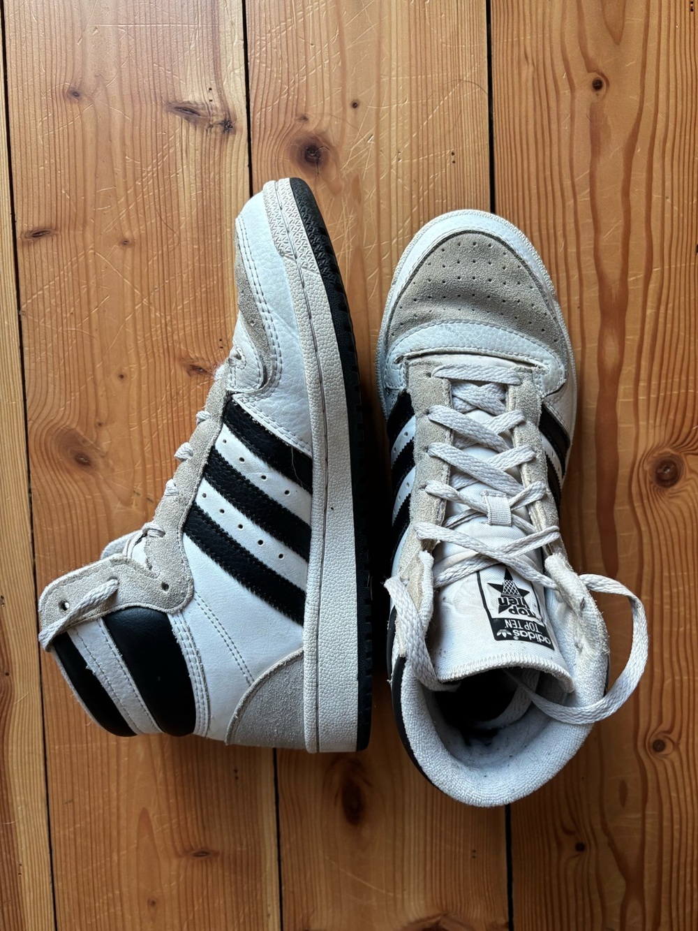 Adidas Top Ten RB 'White Black' sneakers, Men’s size 7, Women’s size 8.5